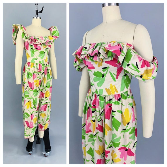 Vintage 80s Barboglio cristina jan jumpsuit | 1980