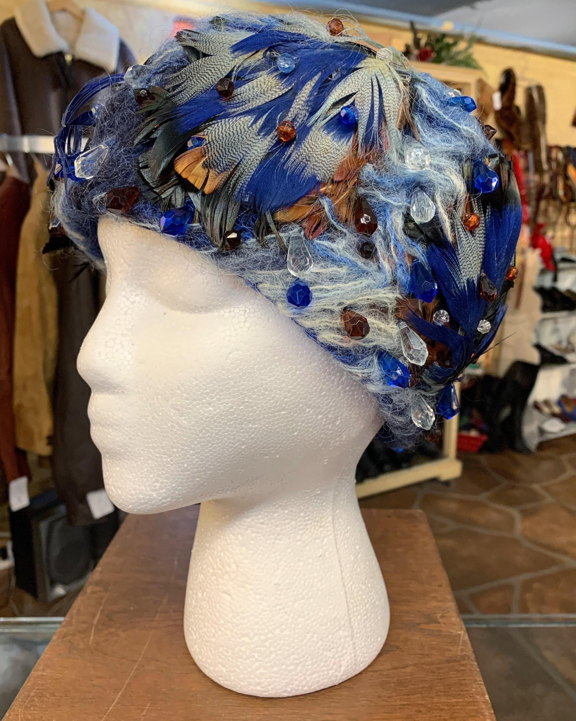 Vintage 60s Christian Dior Chapeaux Hat 