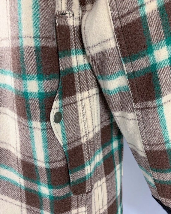 Vintage 50s 60s Filson plaid wool mackinaw jacket… - image 9