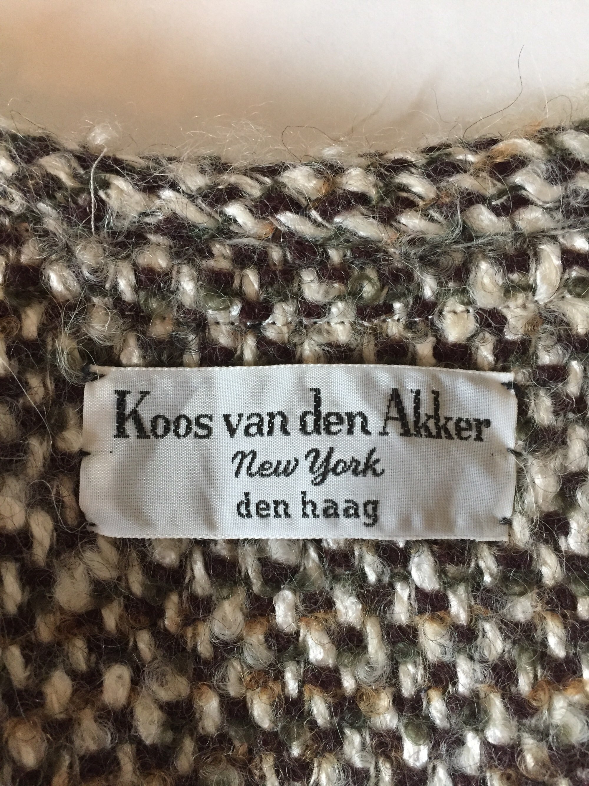 Vintage Koos Van Den Akker Wool Knit Tibetan Curly Lamb | Etsy