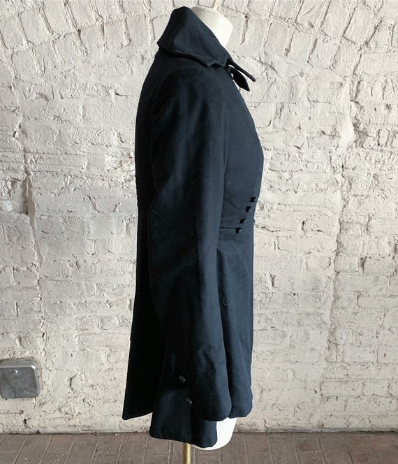 Antique Edwardian wool coat | 1900s 1910s black w… - image 7
