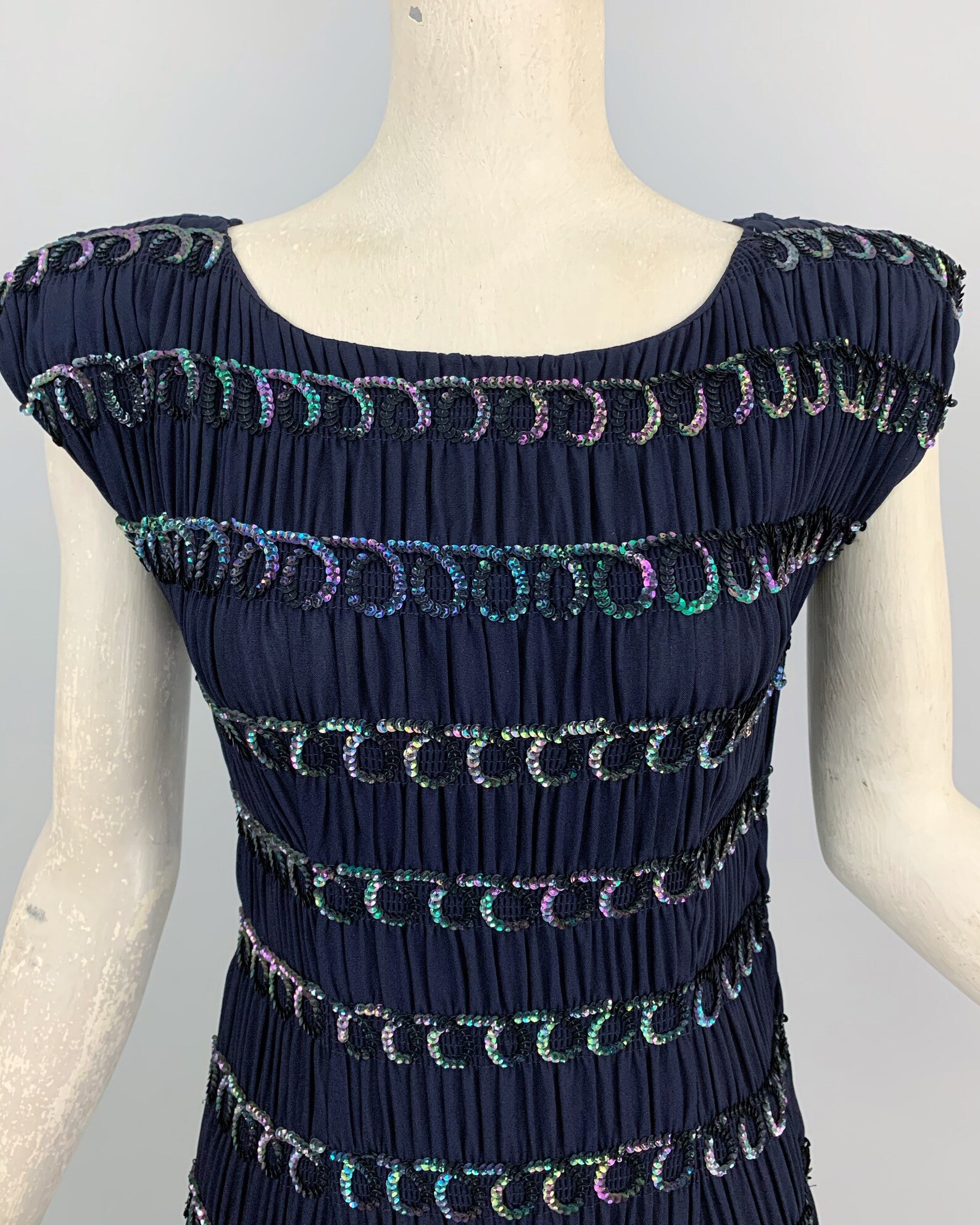 Gracelynn Sequined Drop Waist Dress