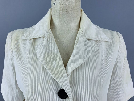 Vintage 40s 50s corduroy blouse | 1940s 1950s Phi… - image 3