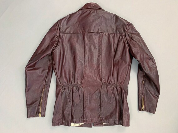 Vintage 70s Wheels of Man leather biker outfit | … - image 7