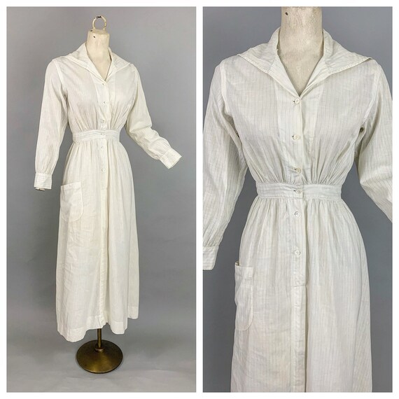 Antique Edwardian chore dress | 1900s 1910s Victor