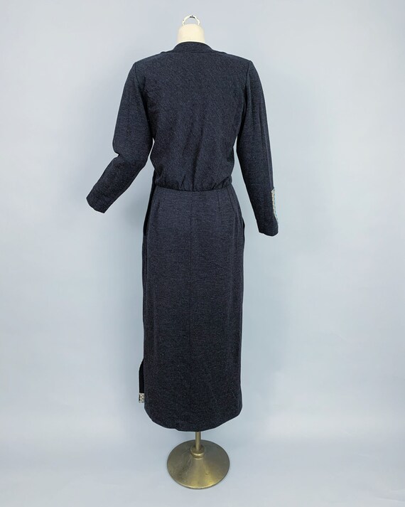 Vintage Yves Saint Laurent RIVE GAUCHE Wool Dress | 1970s