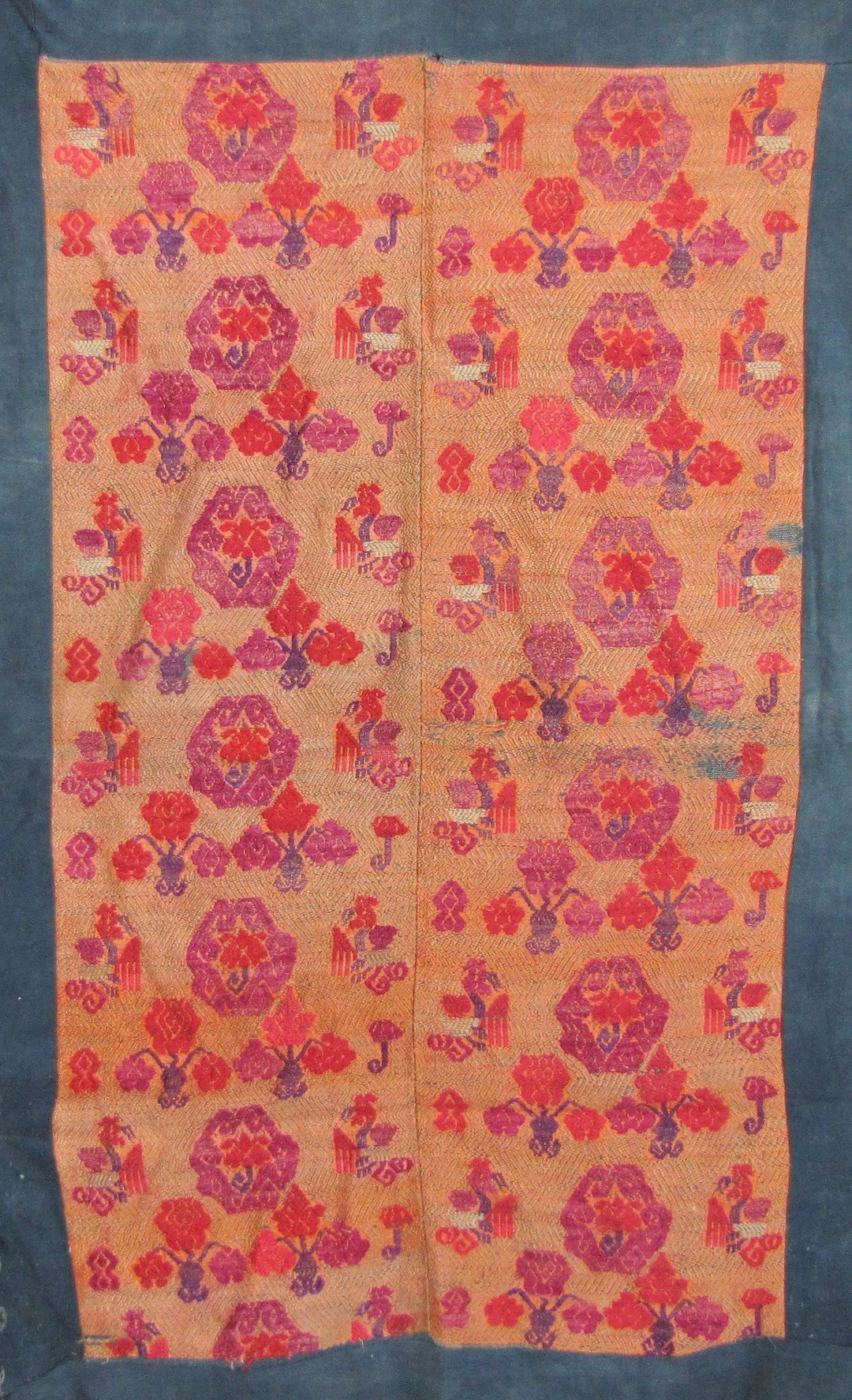 Antique Chinese Minority Textile Wedding Blanket Panel - Etsy
