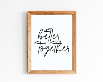 Better Together Song Lyrics Template Jack Johnson Lyrics - Etsy