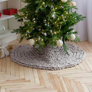 Christmas Tree Skirt | Tree Skirt | Knit Tree Skirt | Tree Skirt Christmas | Tree Collar | Christmas Tree Collar | Knitted Tree Skirt