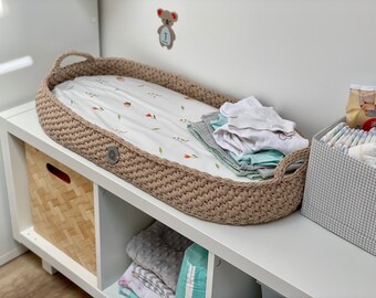 moses basket changing table