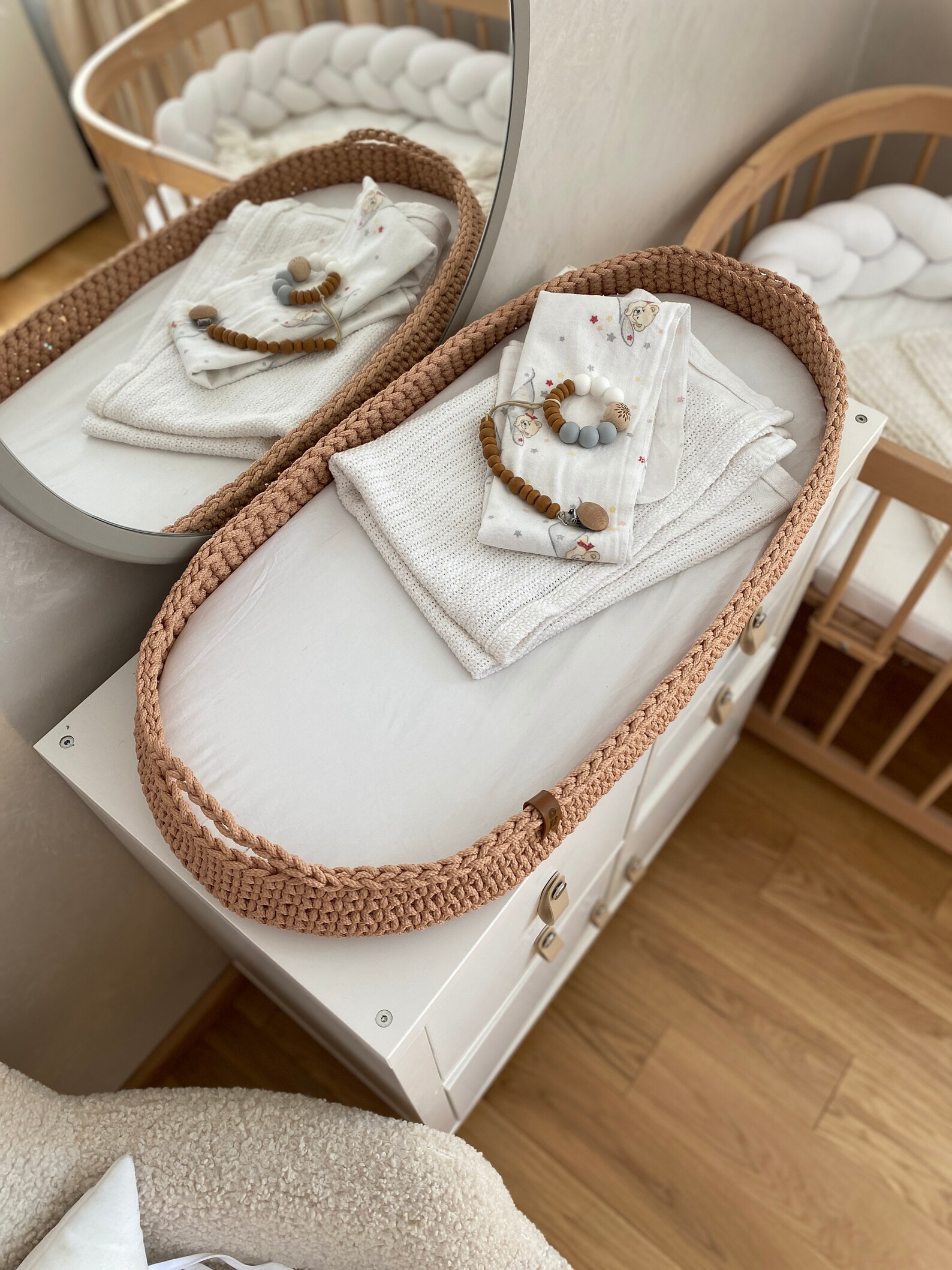 Baby Changing Table Basket Etsy