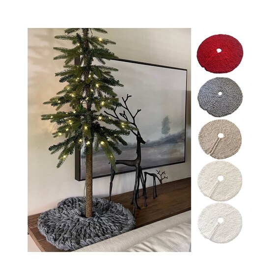 Mini Tree Skirt Small Christmas Tree Skirt Miniature Round Skirts
