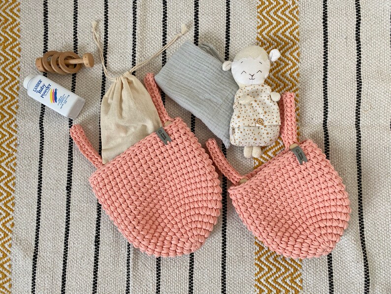 Crib Hanging Basket Organizer Toy Pocket Storage Bag Hanging Etsy