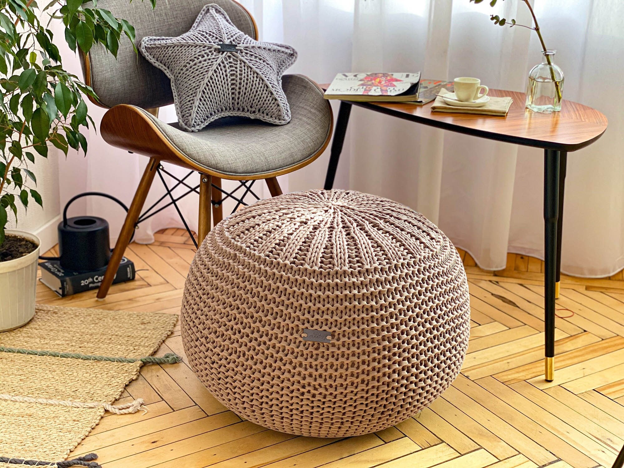 Living Room Boho Chair And Ottoman Walmart Outdoor Egg Chair With