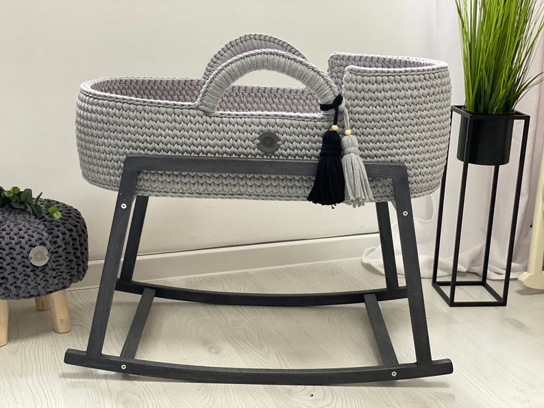 Moses basket baby crib with hood willow baby sleep Etsy