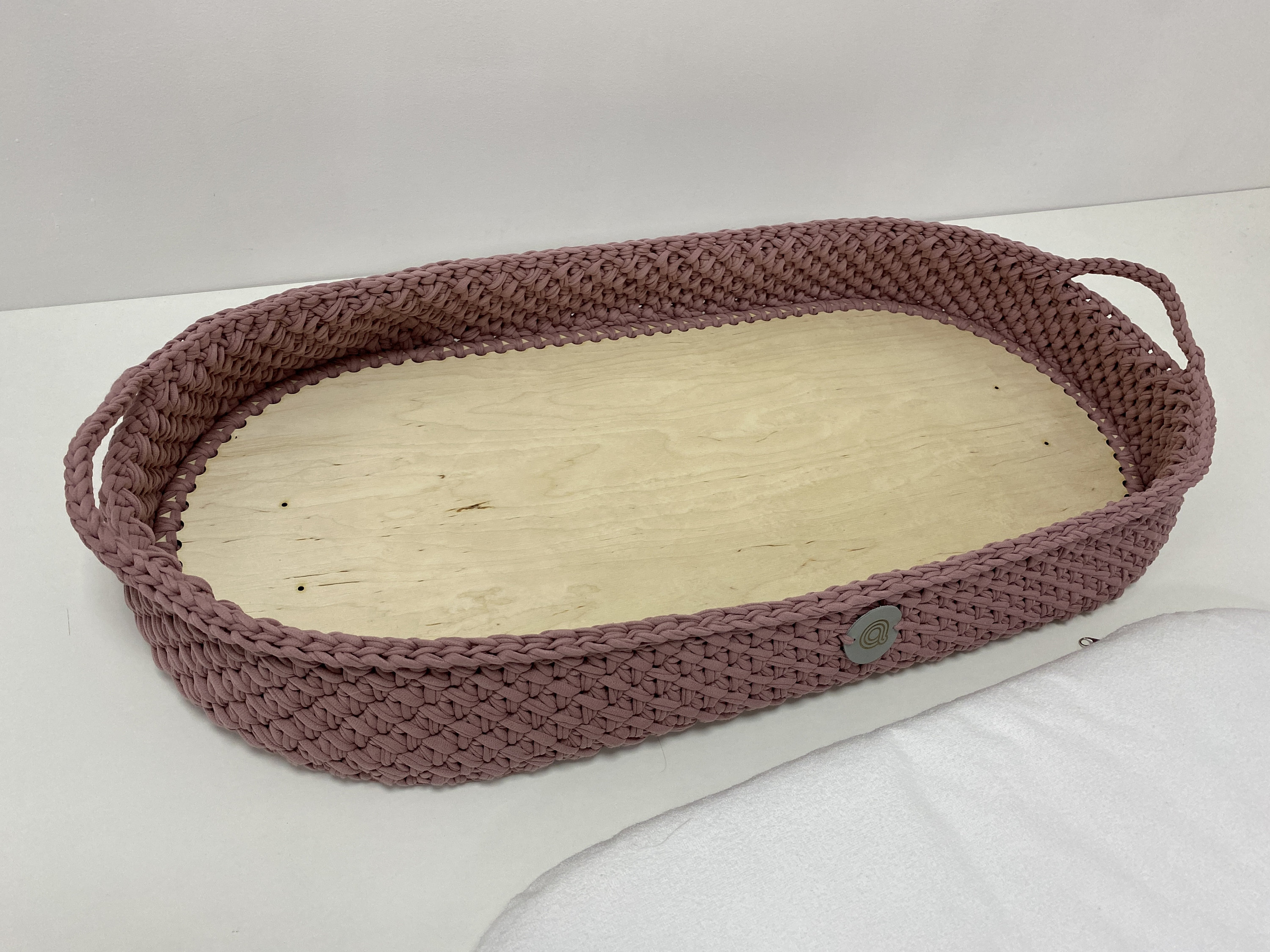 Rose gold baby changing basket with pad diaper changing table Etsy