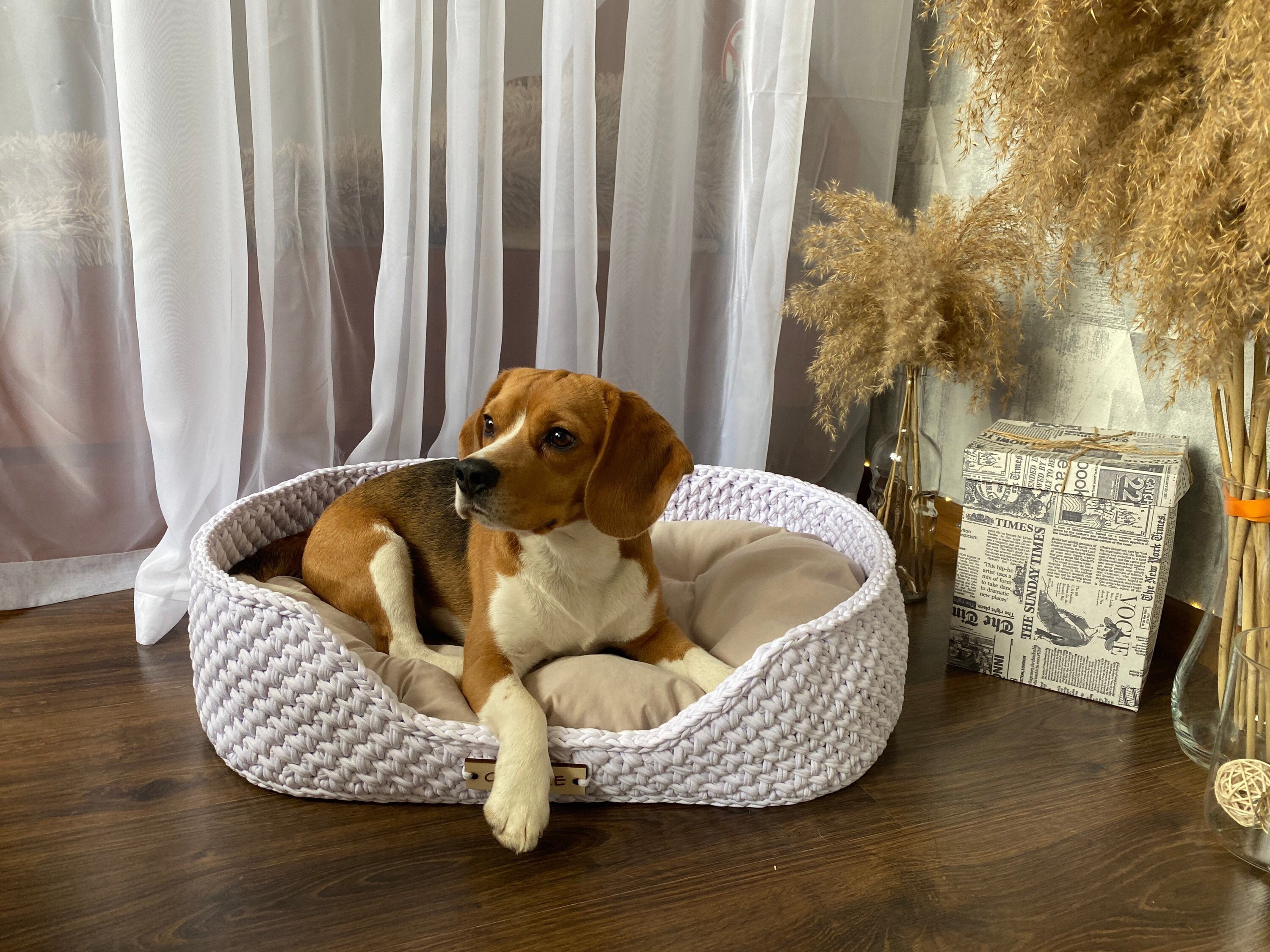 Personalized dog bed for medium size pets cat furniture pet Etsy