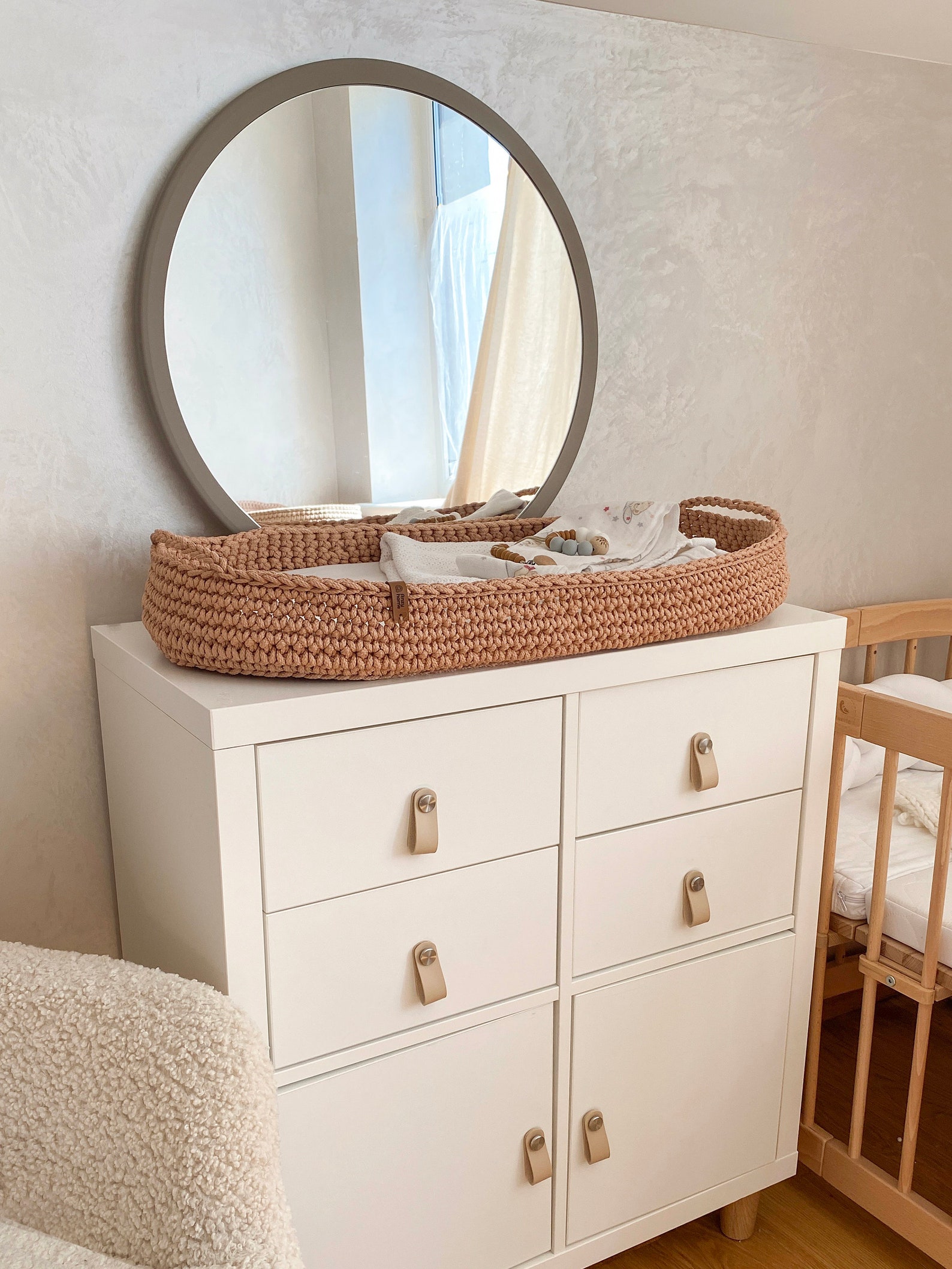 Baby Changing Table Basket Etsy