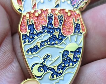 Space Sundae - Daycare Attendant Inspired Fan Pin - B GRADES