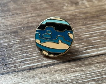 80s Retro Solar System Mini Pins - Jupiter
