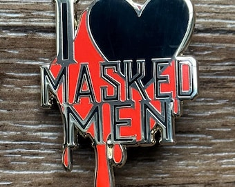 Masked Men - Original Monster Lover Pin Design