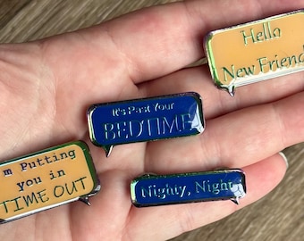 Whimsical Quotes - Daycare Attendant Fan Pins