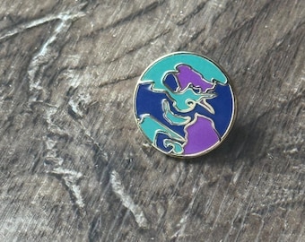 80s Retro Solar System Mini Pins - Earth