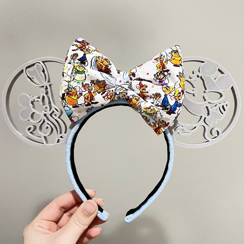 Cinderella Jaq and Gus Ears - Etsy