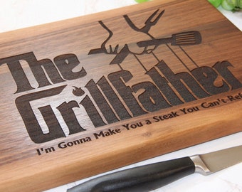 Custom Cutting board for dad, gifts for dad, grilling gift, gifts for him, husband gifts, Father’s Day gift, grill master