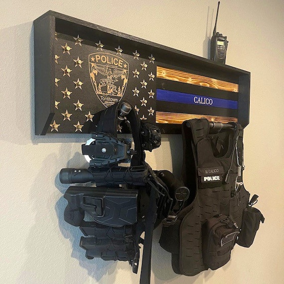 Police Duty Rack, Police Gear Rack, Tactical Gear Rack, Gifts for