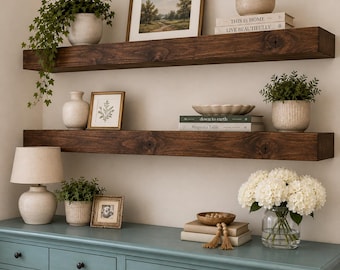 Long Floating Shelf, Floating Shelf, Large Floating Shelf, Bar Shelf, Shelf, Floating Shelves, FREE shipping