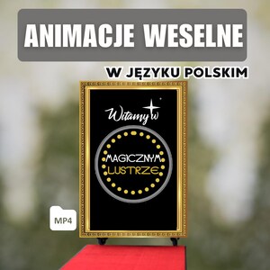 Animacje Weselne w języku polskim. Polish Wedding Animations set. Polish Wedding Party Mirror Booth animations pack.