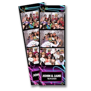 Retro Template Pack 2&quot;x6&quot; to PhotoBooth, Magic Mirror. Digital File.