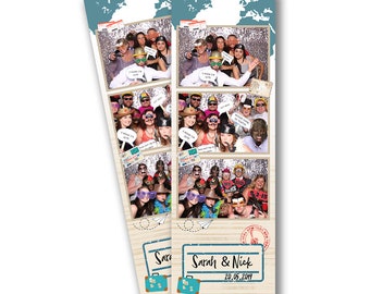Travel Template 2&quot;x6&quot; to Wedding PhotoBooth, Magic Mirror. Digital File.