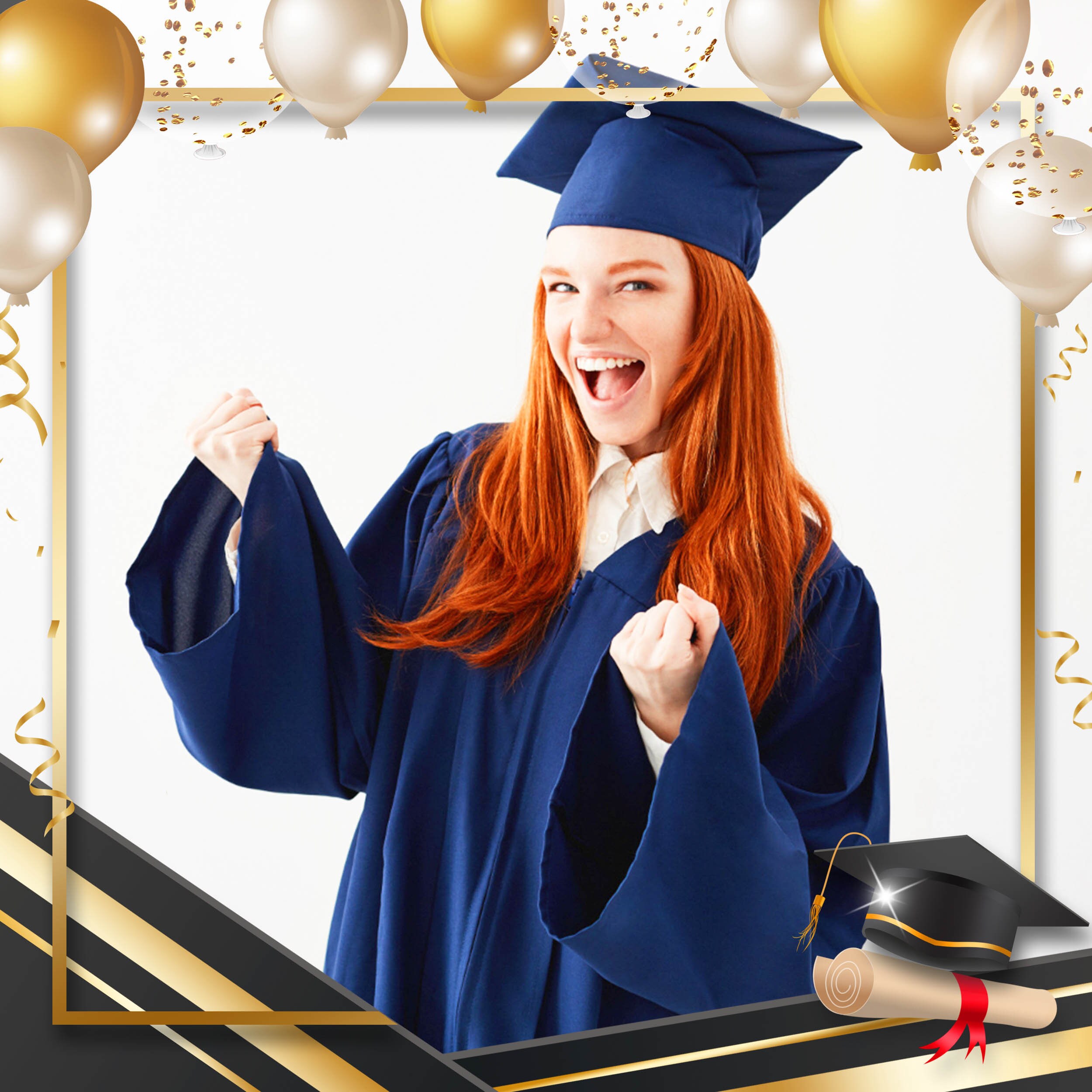 360 Booth Photo Template Graduation, 360 Graduation Booth Overlay, 360 ...