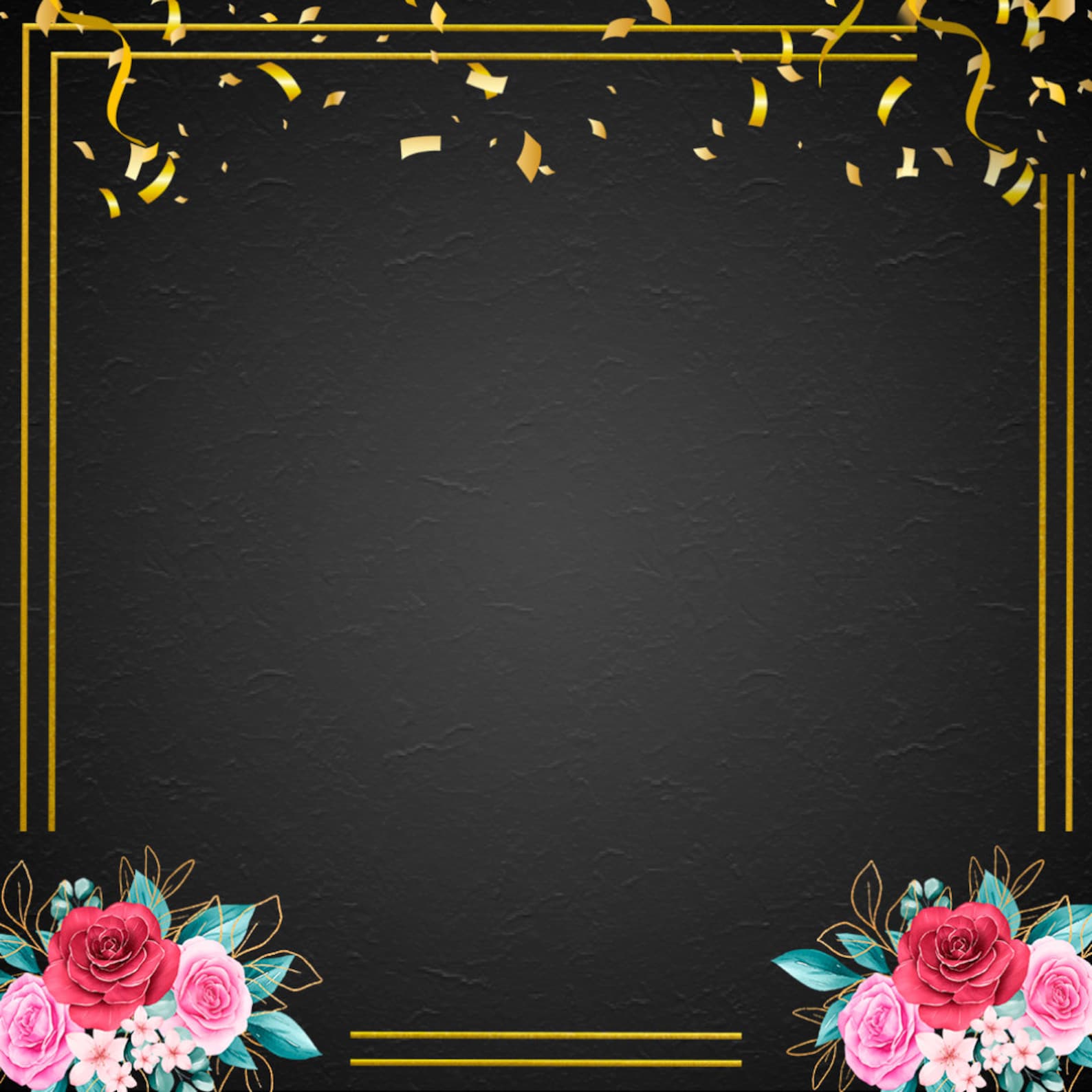 360 Booth Photo Template Flower 360 Golden Booth Overlay 360 Etsy