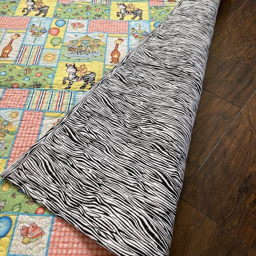 Carousel fun baby blanket orders quilt