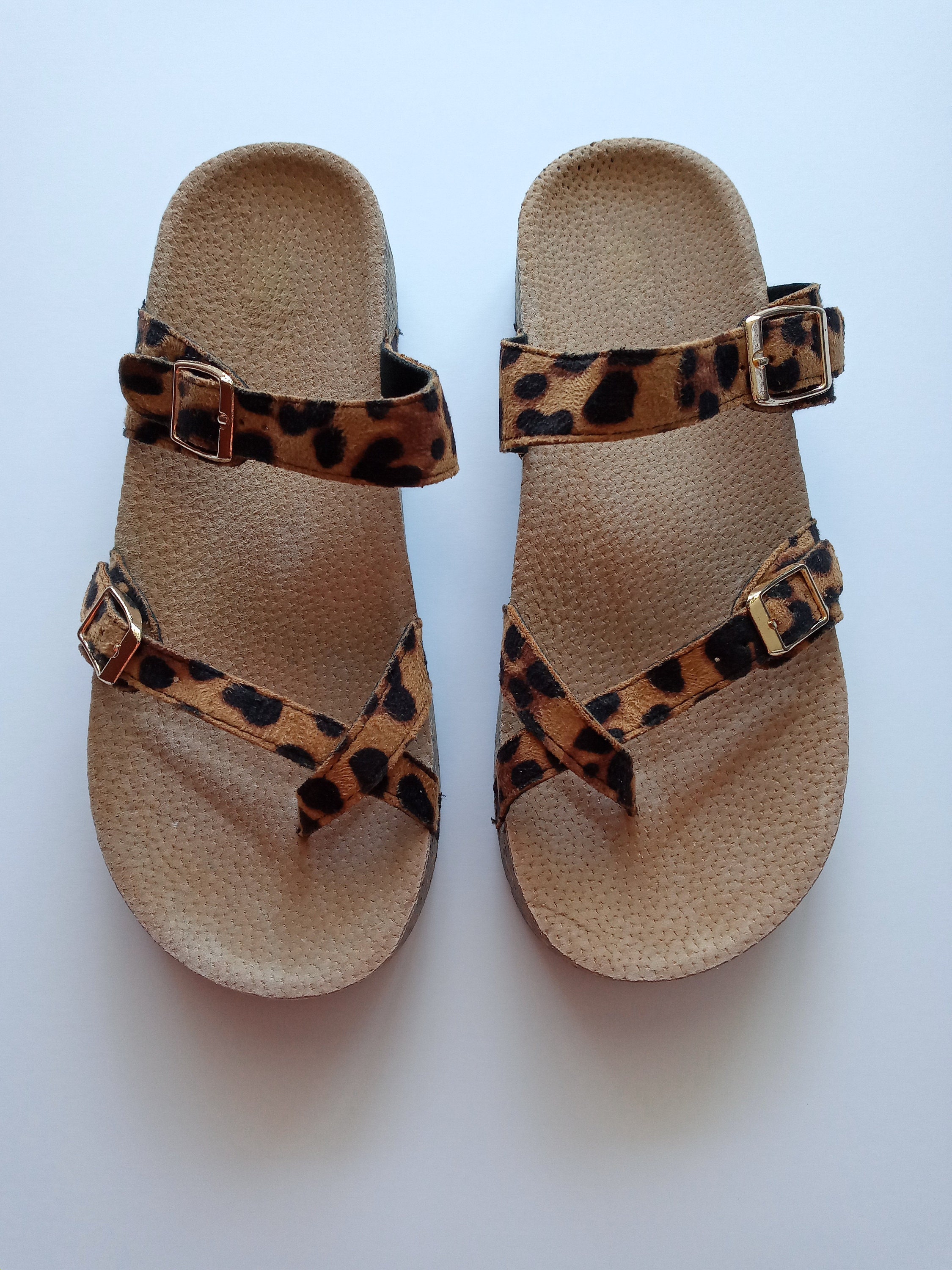 Leopard cork sandals 2025