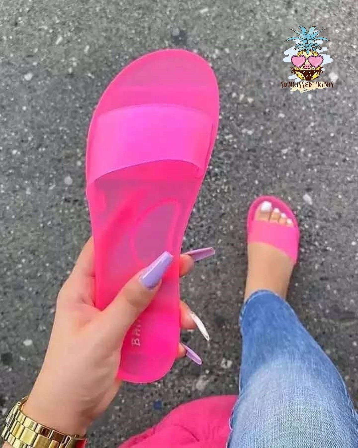 soft jelly sandals