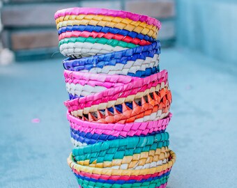 colorful basket etsy
