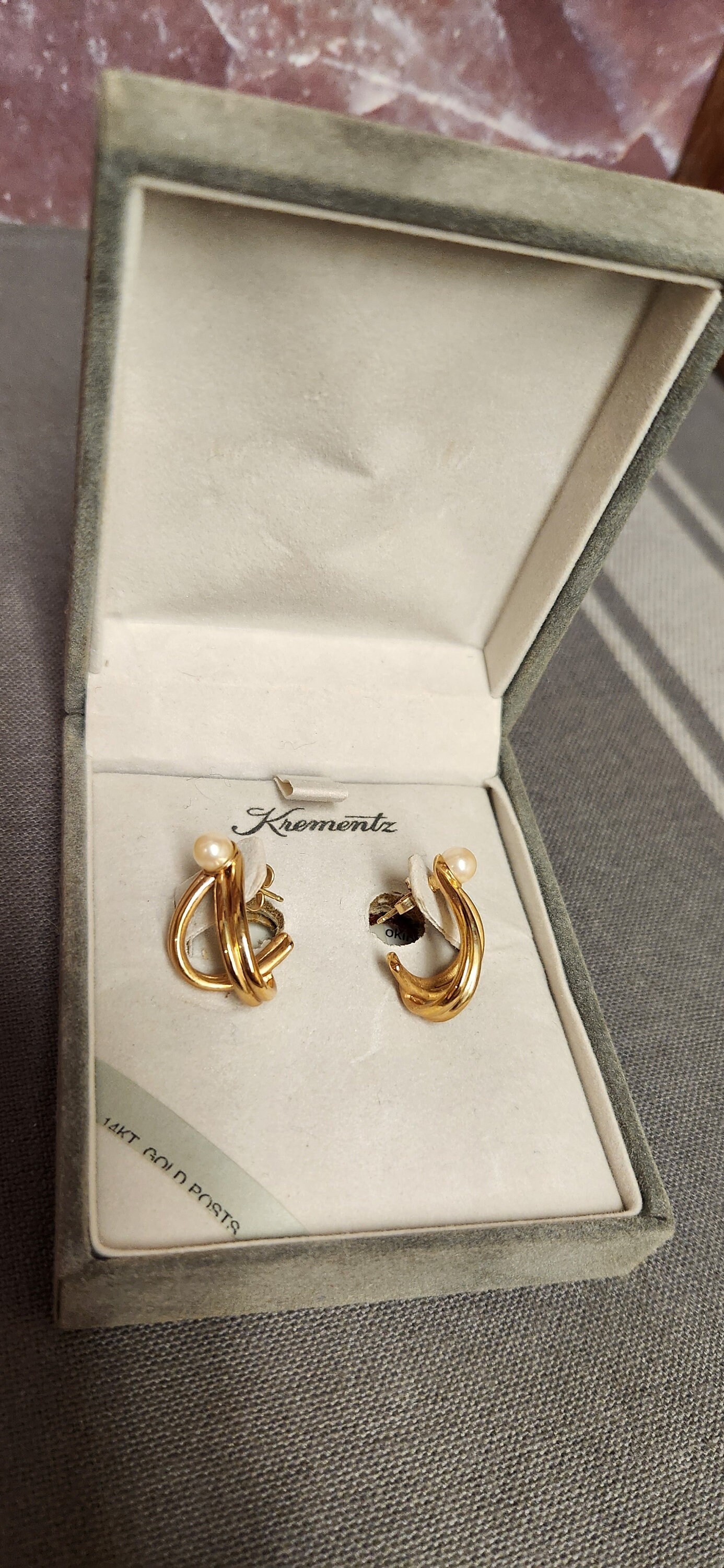 Krementz Jewelry Earrings - Etsy