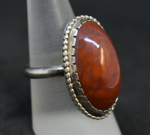 Opulent Vintage Navajo Azuite Sterling Silver Native American Ring Old Opulent Vintage Navajo Azuite Sterling Silver Native American Ring Old