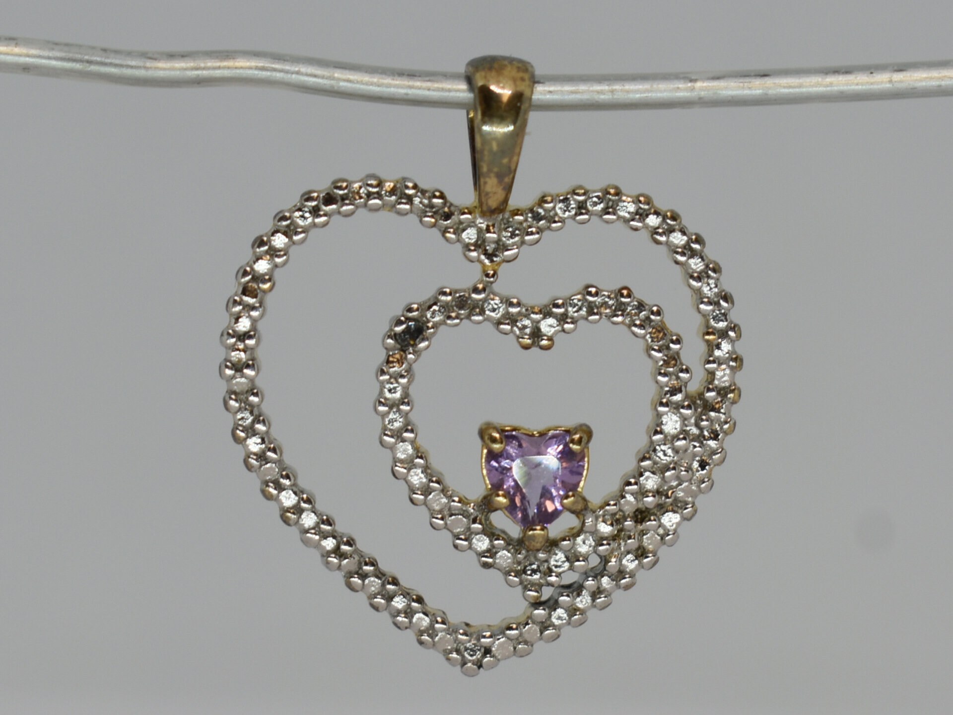 Jour de Noël ventes Argent Sterling .925 Clé À Coeur Ouvert Love Charme Pendentif