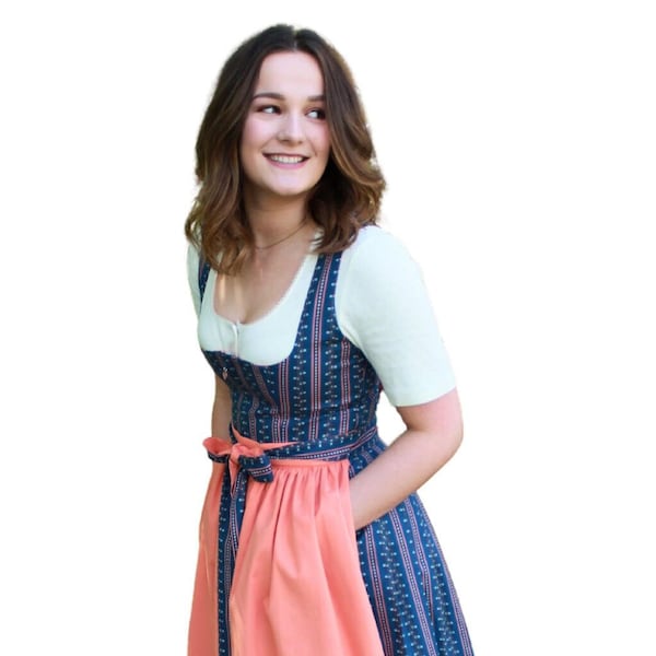 Blaues Dirndl Marlene