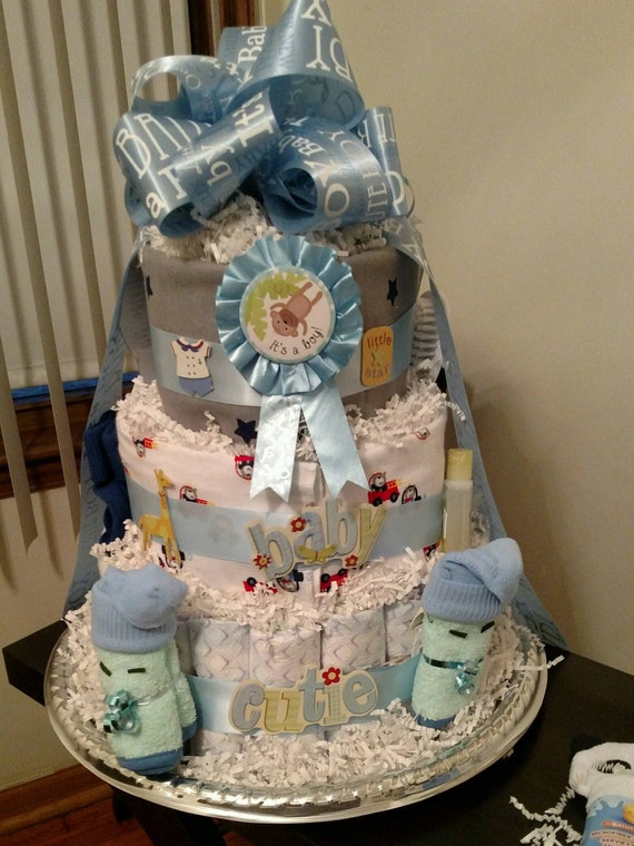 baby shower pamper cake