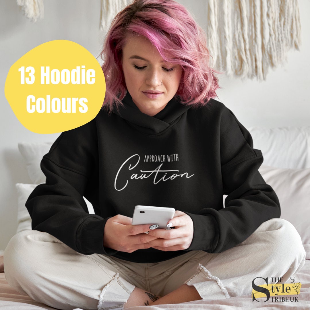 Slogan Hoodie - Etsy UK