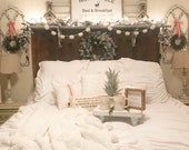 North Pole bed and breakfast sign, Christmas sign, romantic Christmas sign, cozy, gift