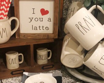 I love you a latte | Etsy