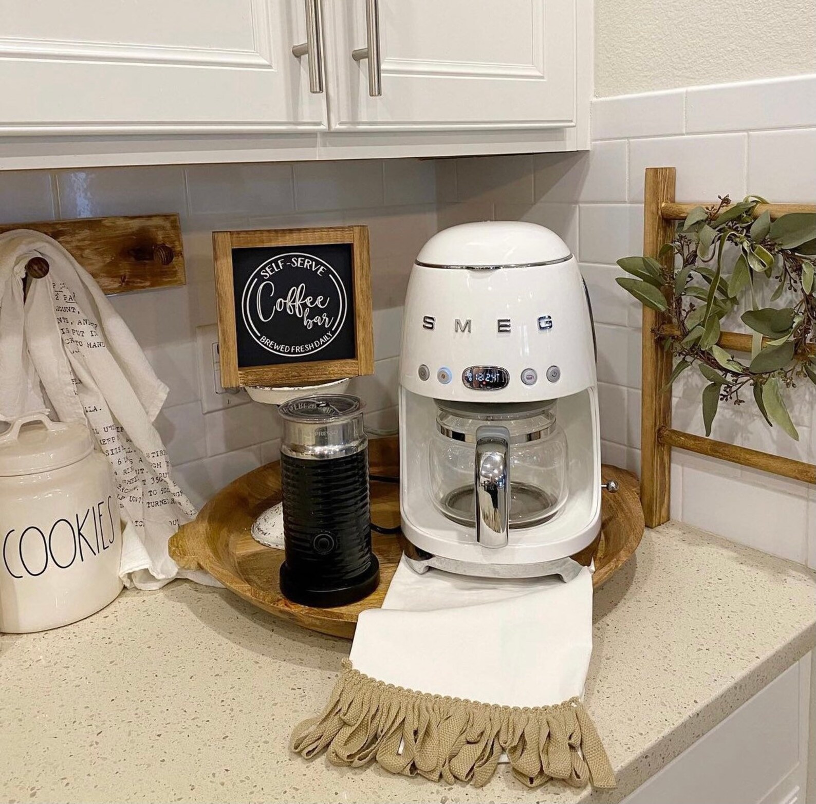 Self Serve Coffee Bar Brewed Fresh Daily Sign Coffee Sign Etsy