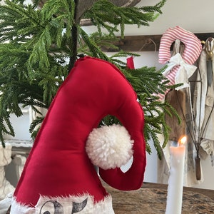 Santa hat, decorative Santa hat, Christmas decor, gift, PREORDER